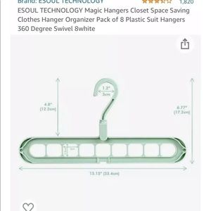 Esoul new in box magic hangers for space saving